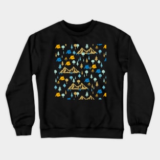 Night in Summer Camping Crewneck Sweatshirt